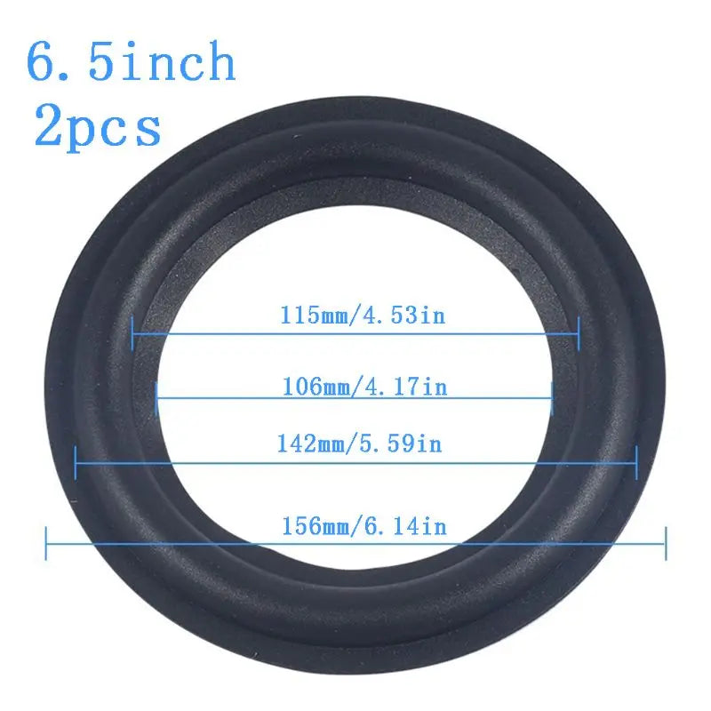DIY Speaker Surround Repair Kit - 2pcs Rubber Edge Replacement