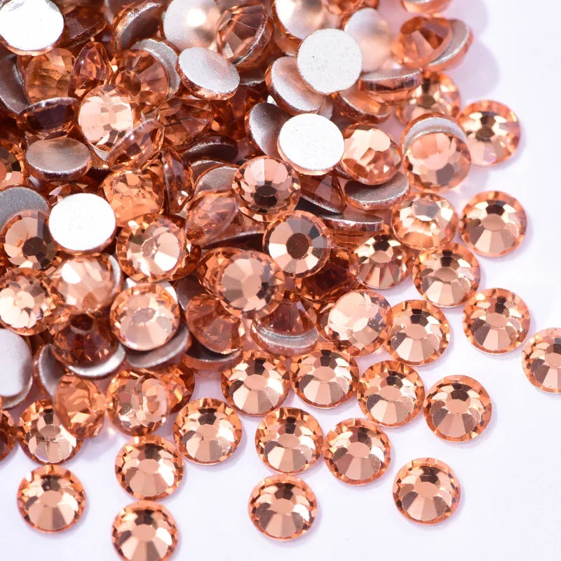 OLeeya Bulk Non-Hotfix Rhinestones for DIY Nail Art & Garments