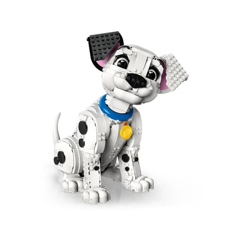 1722PCS Cartoon Puppy Building Block Set - Creative DIY Gift Idea