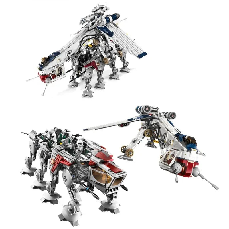 1758PCS Republic Dropship AT-OT Walker Building Blocks Set - Creative Toy