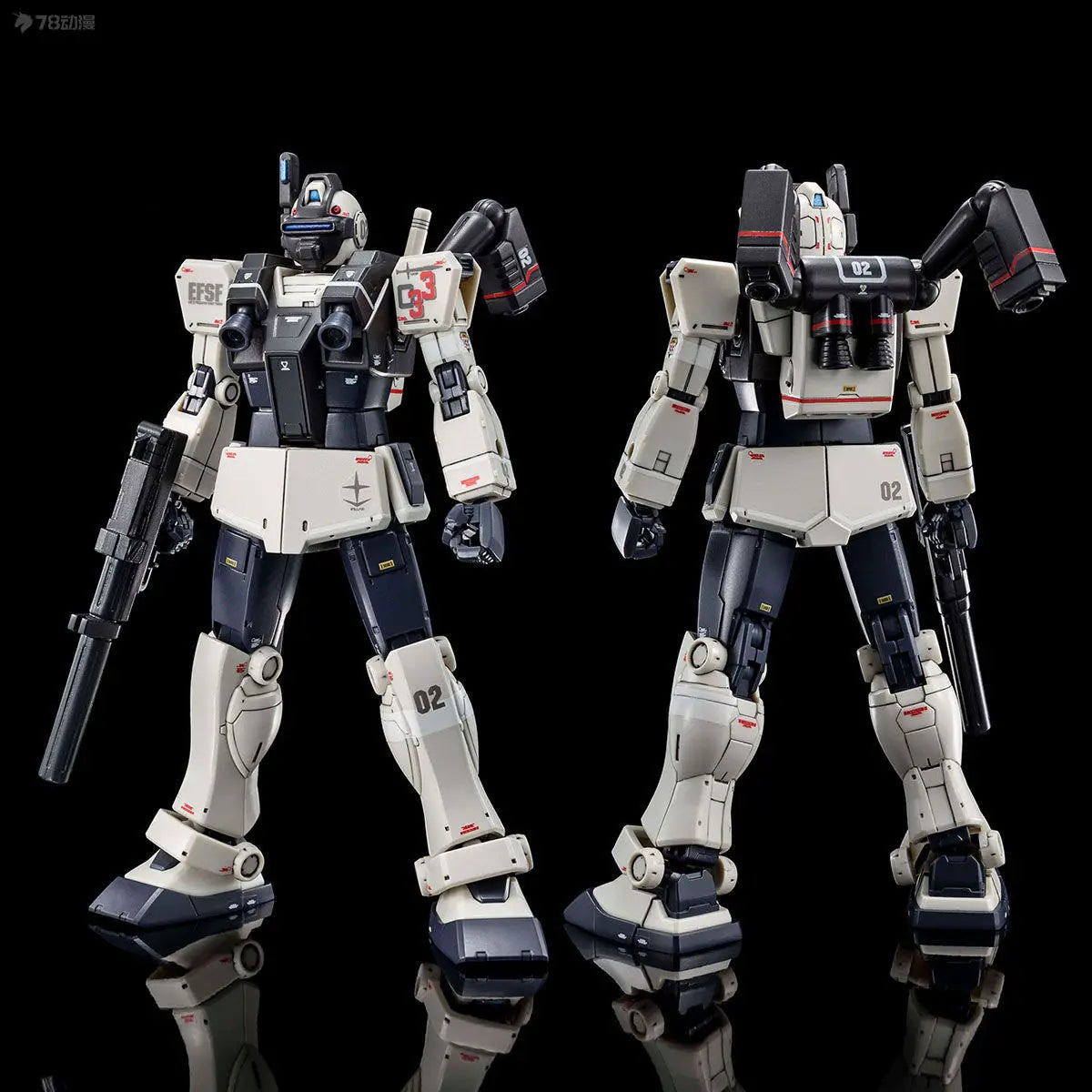 Bandai Action Figures: PB HG 1/144 GM Night Seeker Model Kit