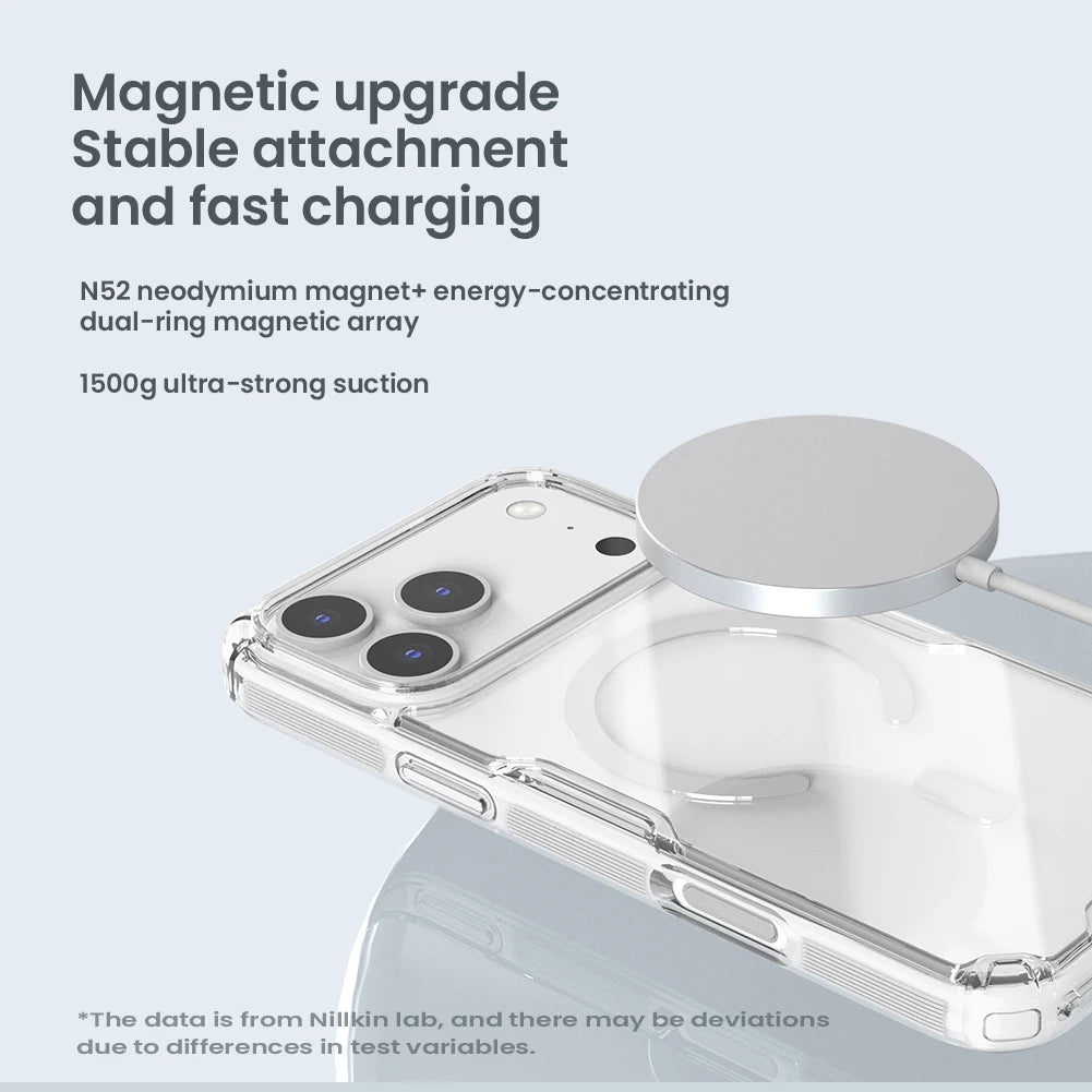 Nillkin Magnetic TPU Case for iPhone 17 Pro Max - Sleek Protection