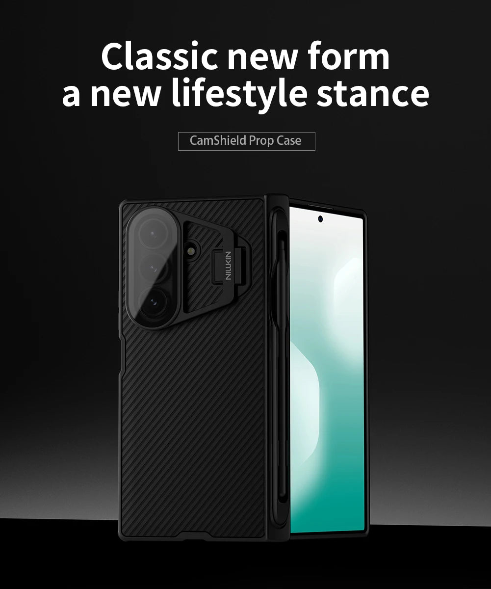 Nillkin Flip Cover Case for Samsung Galaxy Z Fold 7 with S Pen Holder