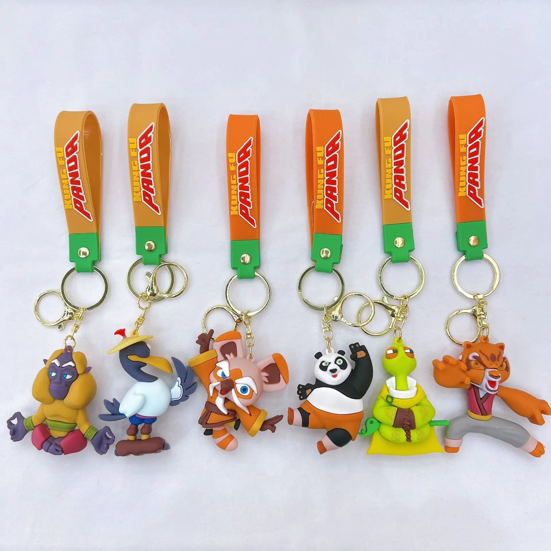 Cute Kung Fu Panda Keychain - Stylish Bag Pendant & Car Decoration