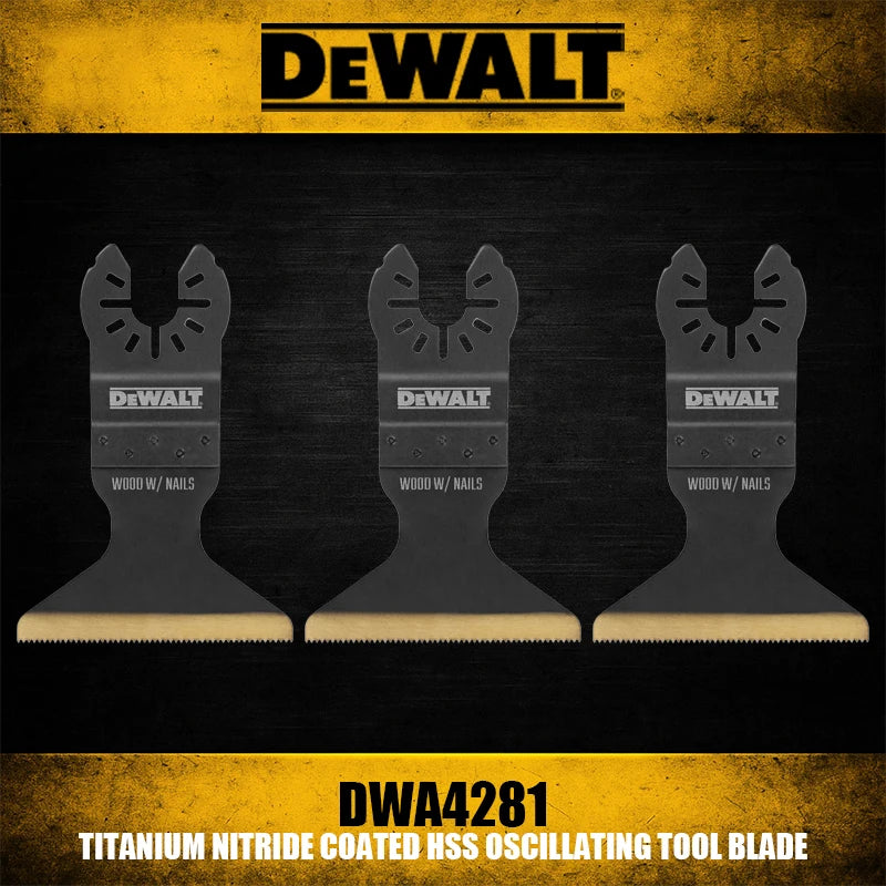 DEWALT Titanium Nitride Coated Oscillating Tool Blade for Precision Cuts
