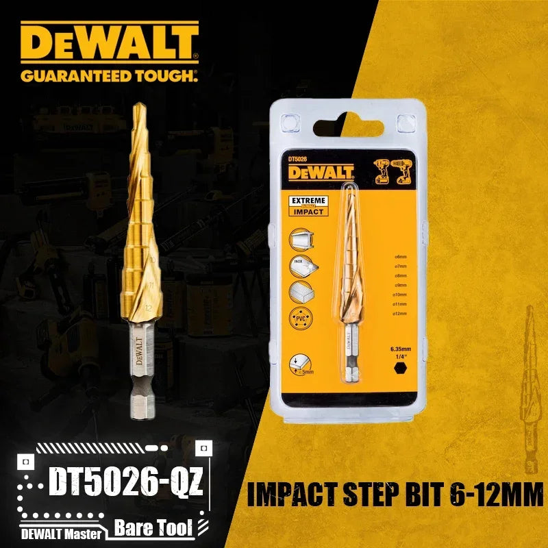DEWALT Impact Step Bits for Metal Drilling - 6-34mm Set