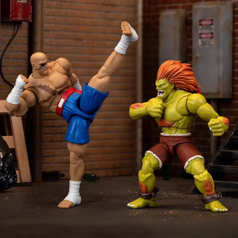 Street Fighter 6 Blanka, Sagat & Vega Action Figures - Collectible Set