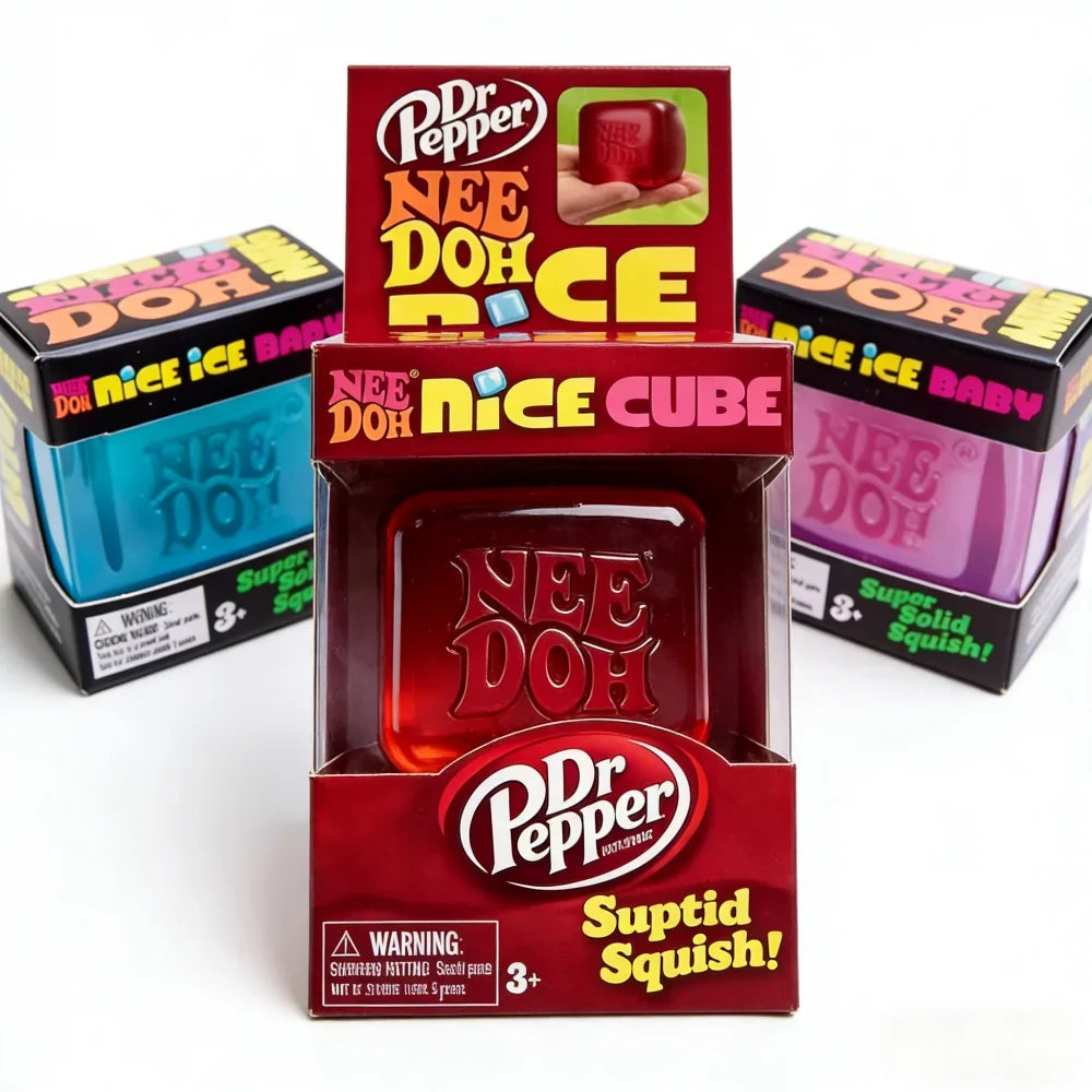 Schylling Needoh Nice Cube - Sensory Stress Relief Toy for All Ages