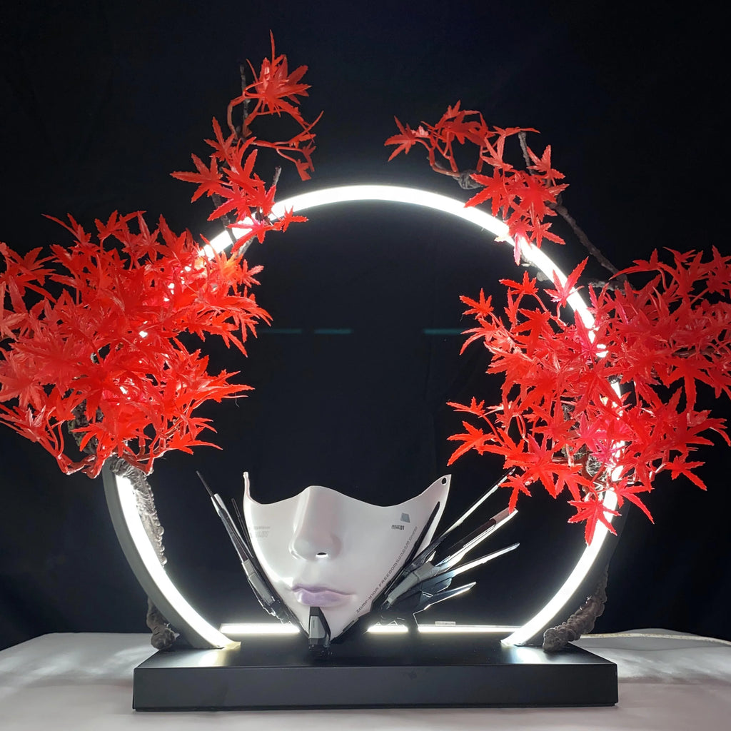 3D Half-Face Mask with Wings - Unique Concert & Costume Accessory