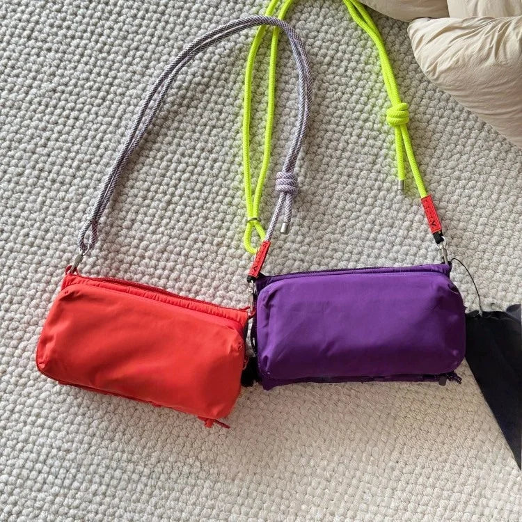 Trendy Large Capacity Waterproof Crossbody Bag for Outdoor Use