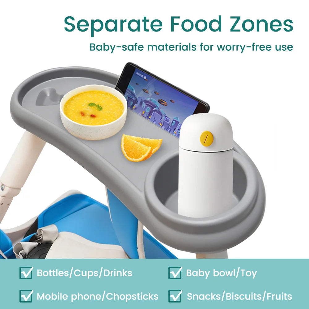 Universal Baby Snack Tray with Cup Holder for Strollers