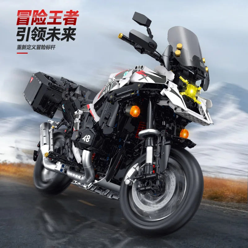2489 Pcs R1300GS Motorcycle Building Blocks Model - Fun Assembling Toy
