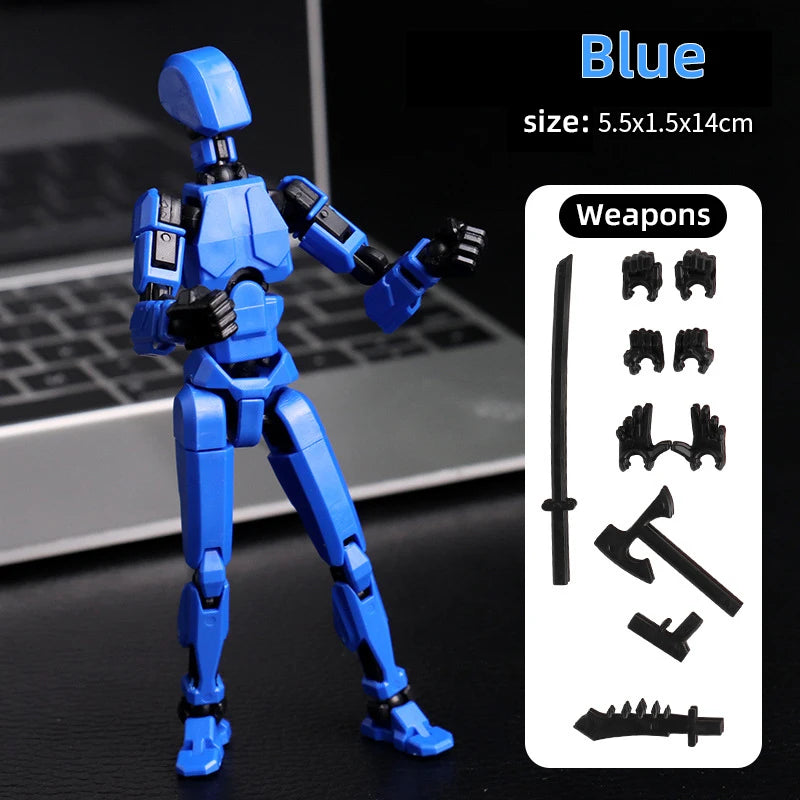 Movable 3D Printed Robot Mannequin - Perfect for Kids & Parents!