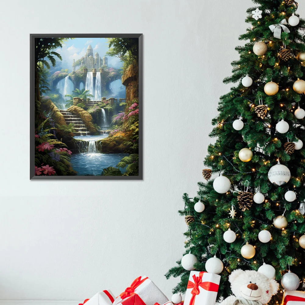 5D DIY Diamond Painting Kit - Stunning Waterfall Home Decor