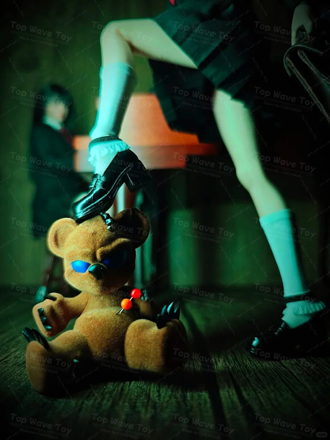 JKTOYS K-005 1/6 Action Figure - Movable Eye Double Head Female Soldier