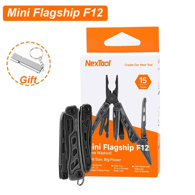 NexTool Mini F12 Multi-Tool: 13-in-1 Folding EDC for Outdoor Adventures