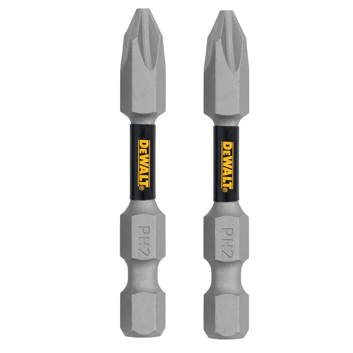DEWALT TOUGHGRIP™ 2" Phillips #2 Screwdriver Bits - 2 Pack