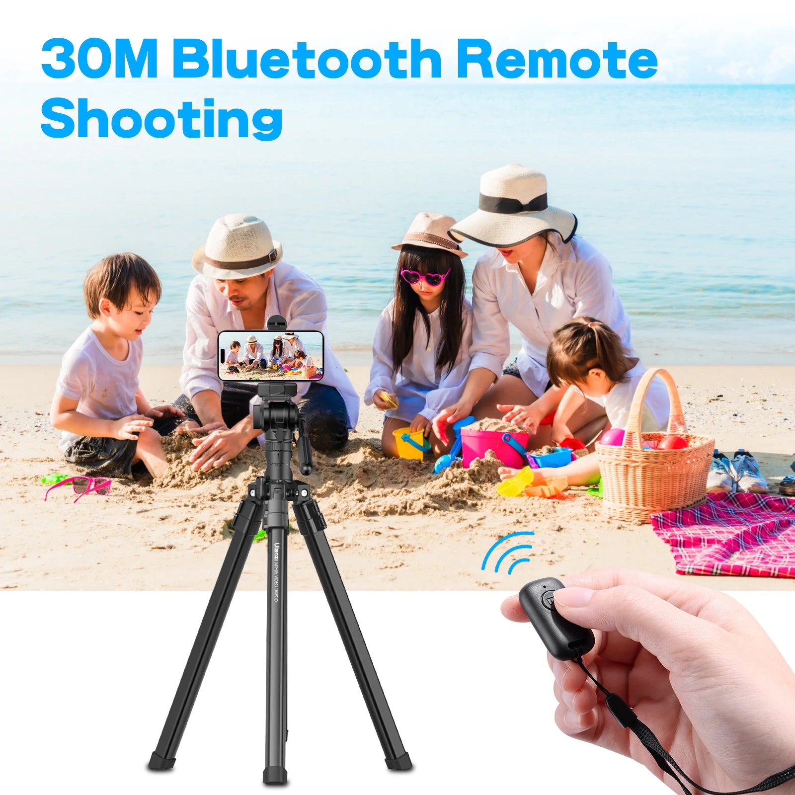 Ulanzi MT-65 Overhead Tripod - 1.76m Lightweight Professional Stand