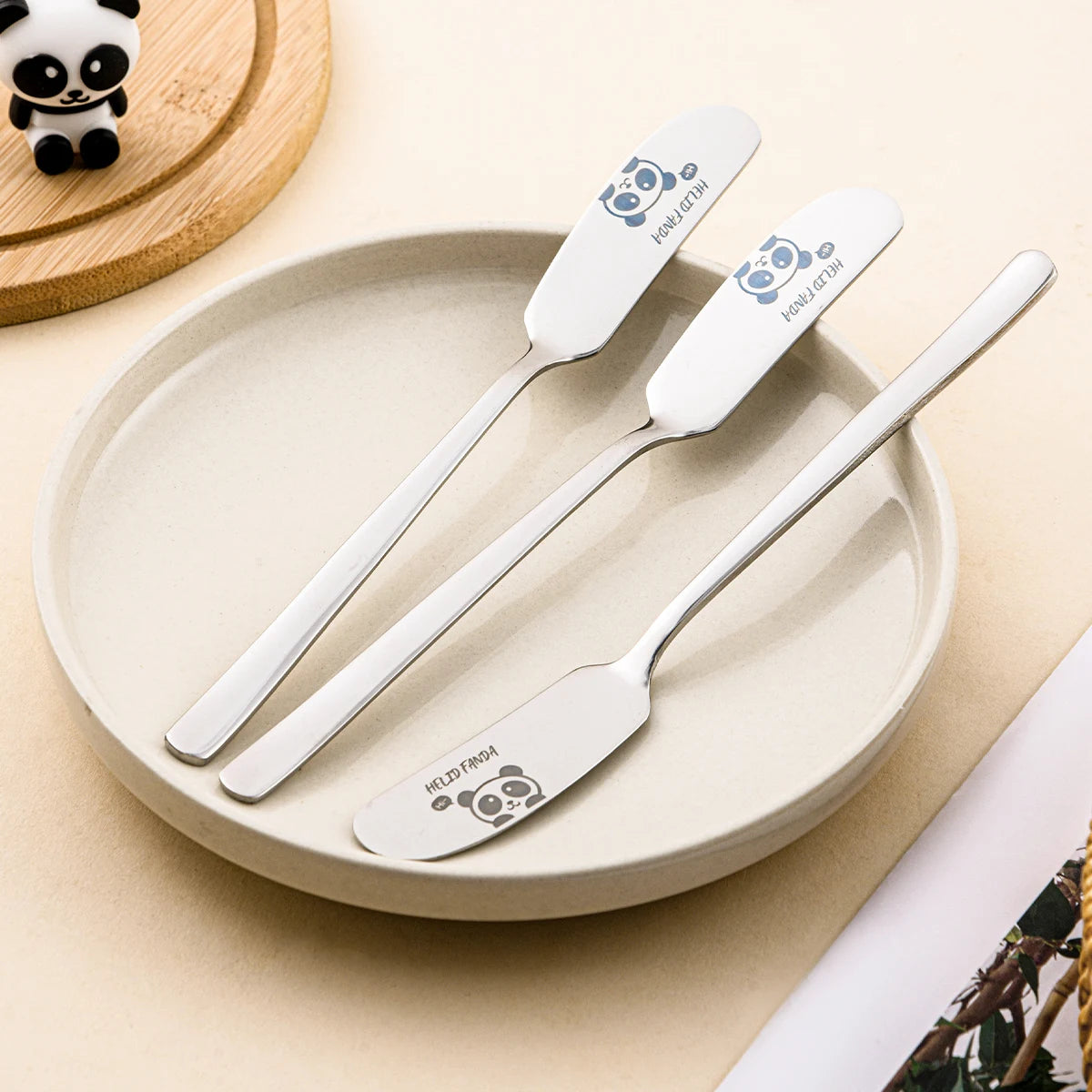 304 Stainless Steel Cheese and Butter Knife Set - 2/4PCS