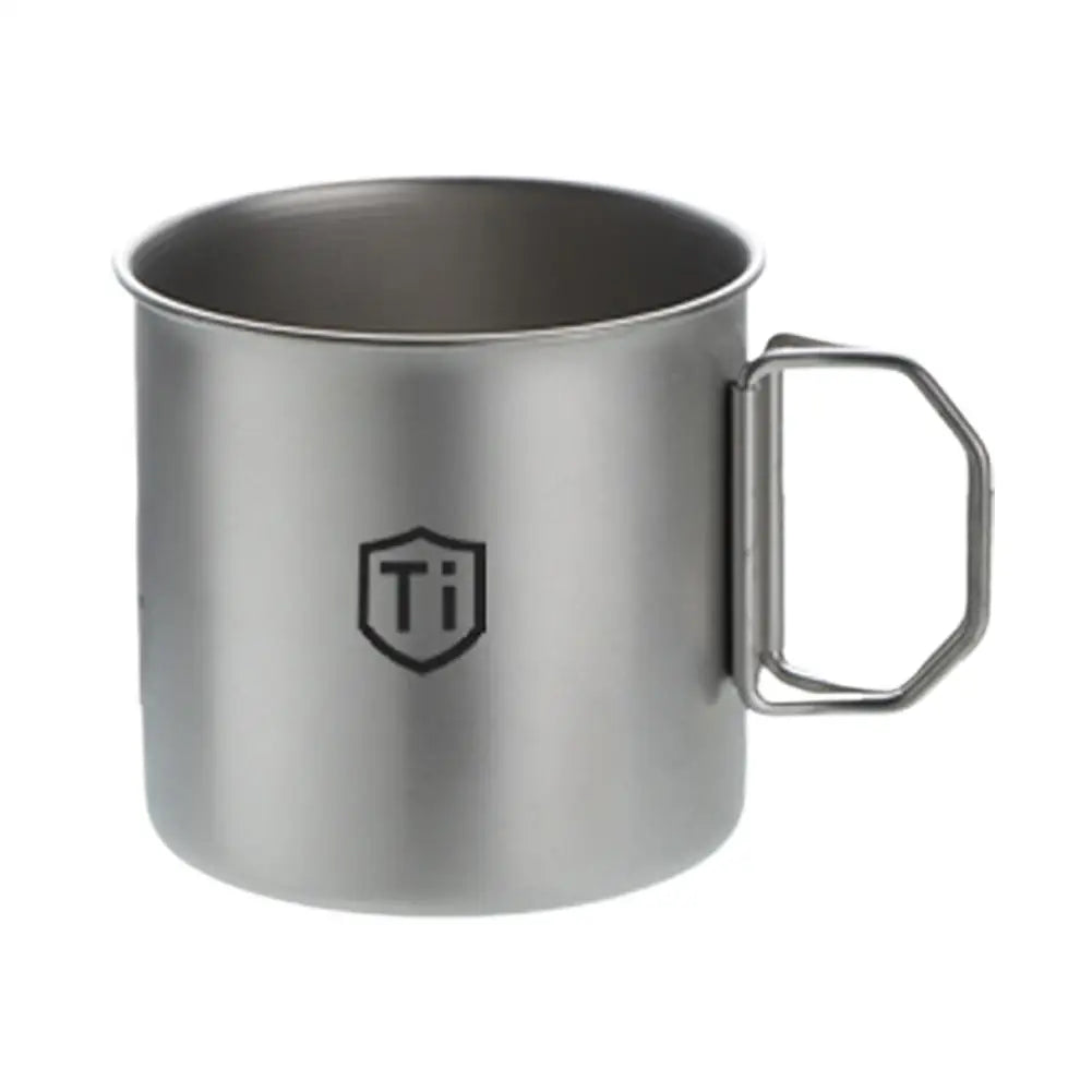 Ultralight Titanium Mug with Lid - Perfect for Camping & Outdoor Use