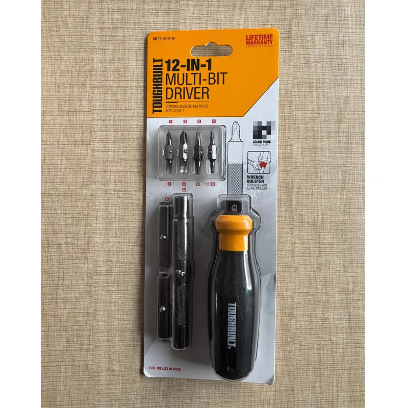 TOUGHBUILT Multi-Bit Driver Set – Versatile, Durable, Ergonomic
