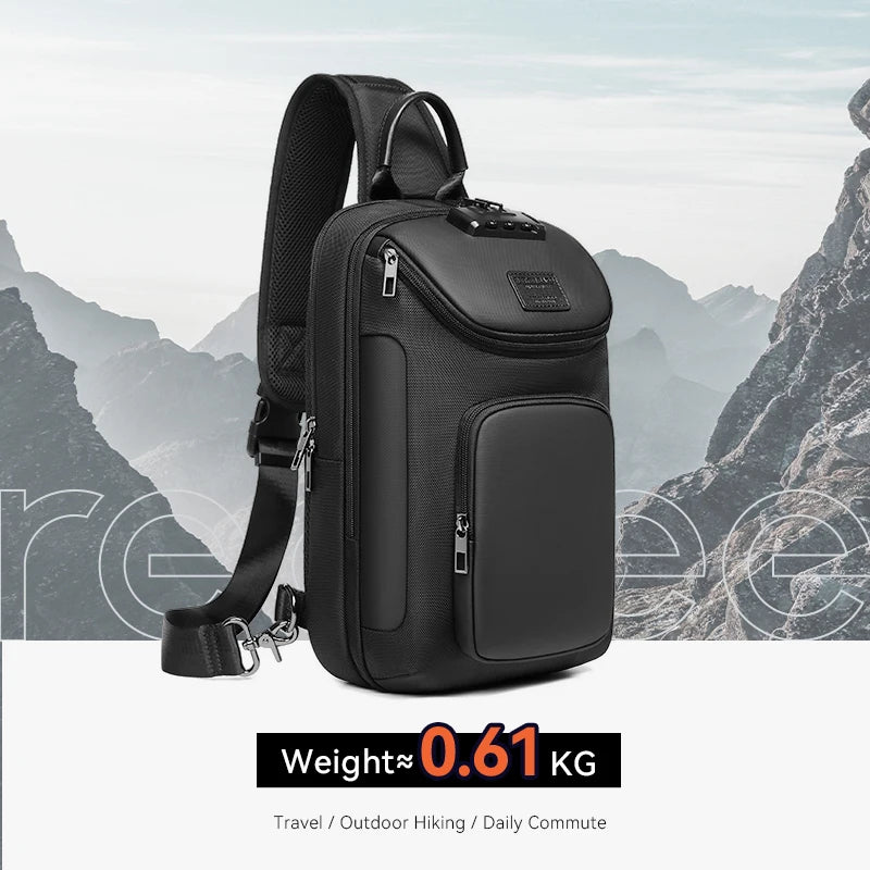 ReeYee N6 Sling Chest Bag - Secure Crossbody with Smart Storage
