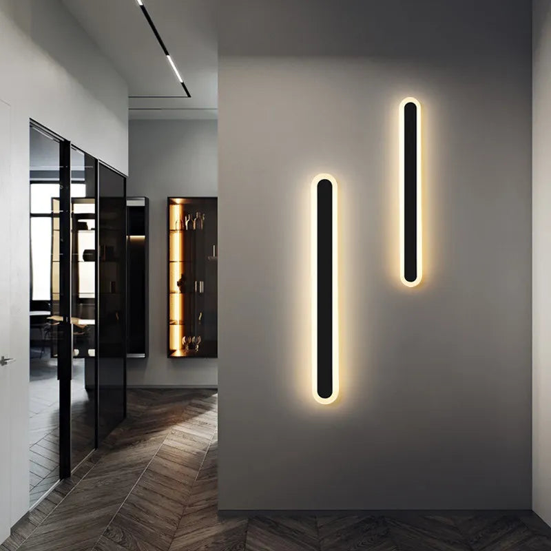 Smart LED Linear Wall Light - Dimmable & App Controlled Sconce