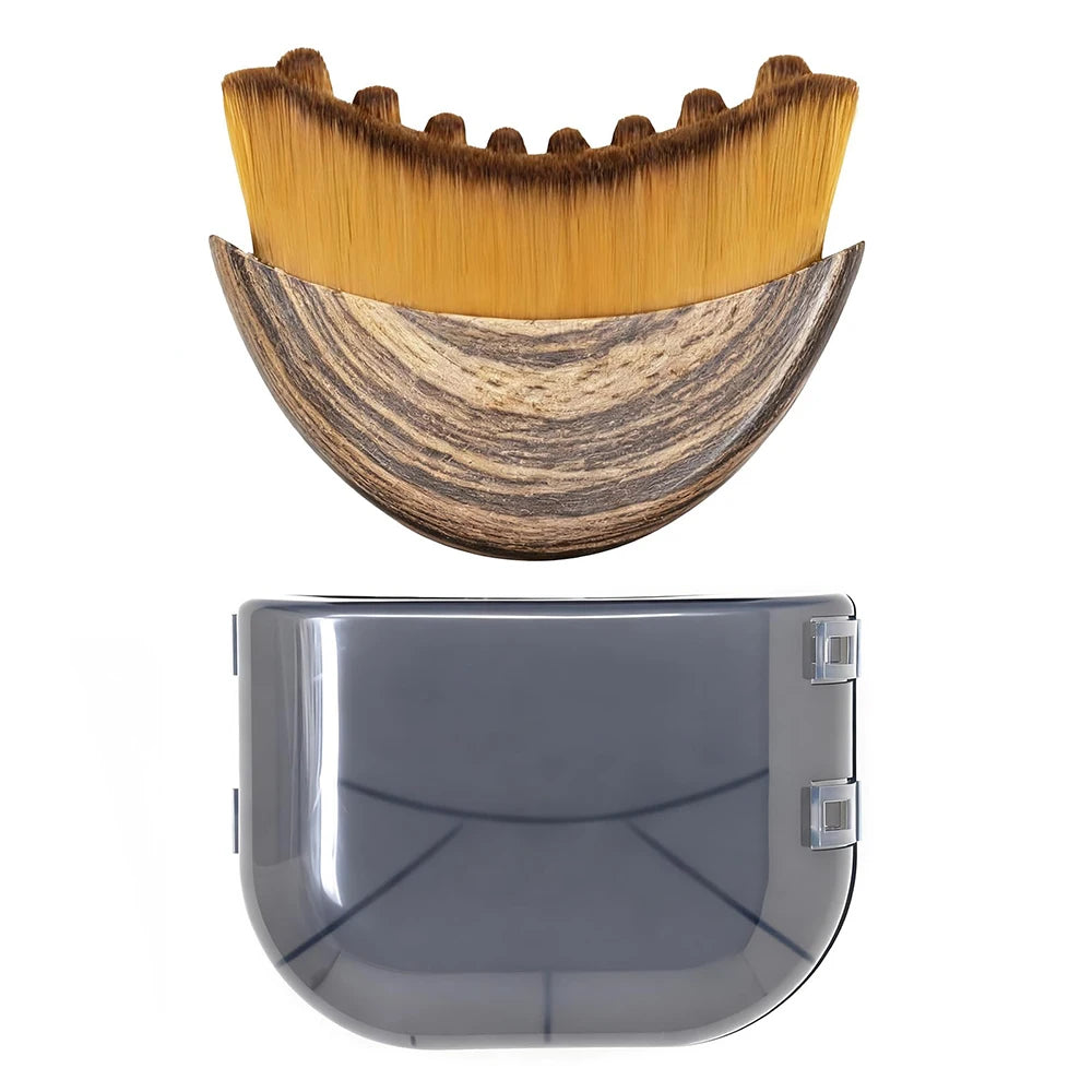 1 PCS Lymphatic Contour Face Brush with Storage Box Lymphatic Drainage Brush for Face Chin & Neck