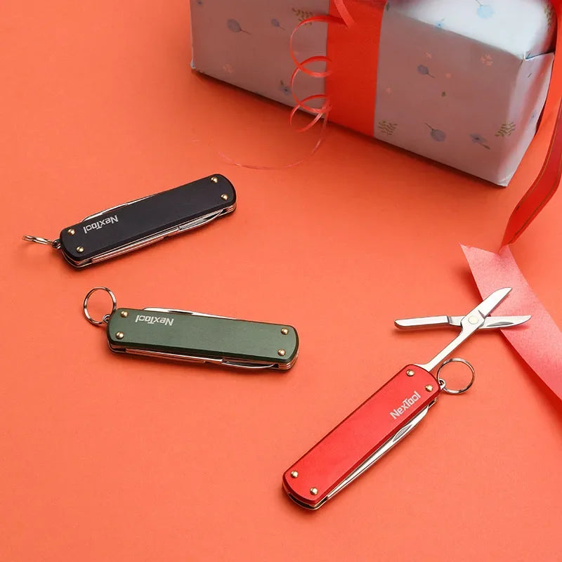 NexTool Mini Folding Multi-Tool: Scissors, Screwdriver & Knife