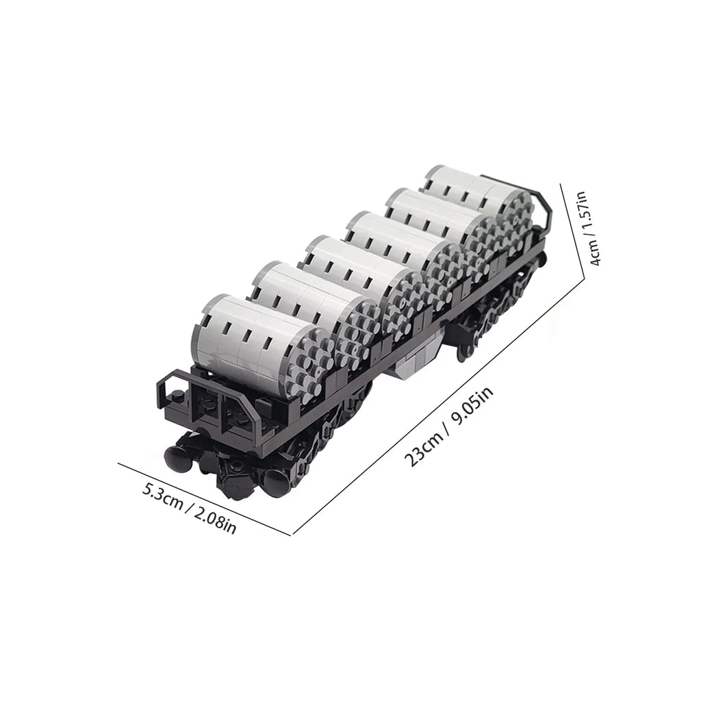 XQ MOC Train Carriage Building Blocks - Eco-Friendly Play Set