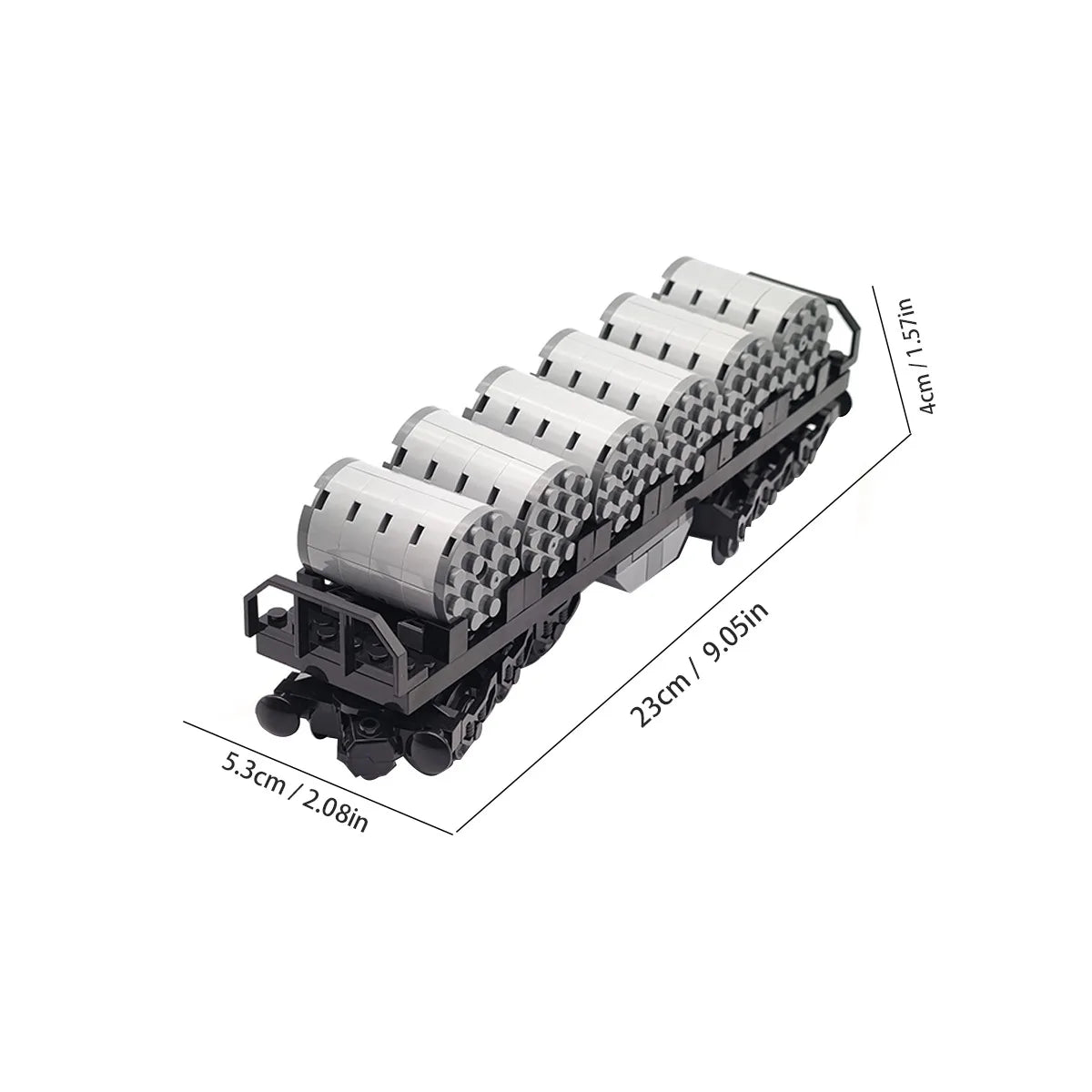 XQ MOC Train Carriage Building Blocks - Eco-Friendly Play Set