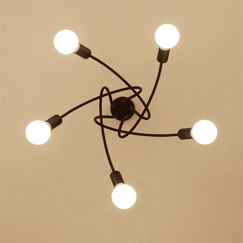 Elegant Gold-Plated Branch Chandelier for Modern Spaces