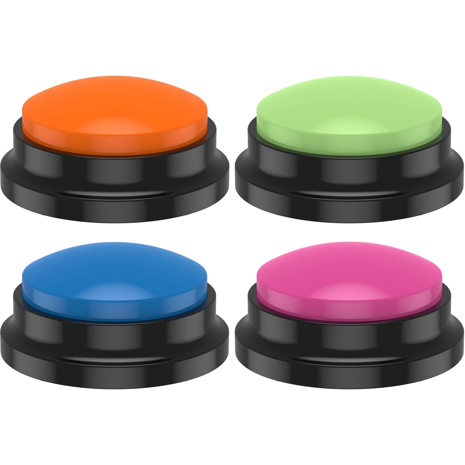 Interactive Dog Training Voice Buttons - Record & Playback Set