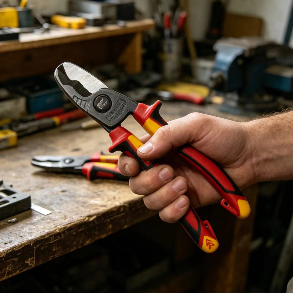 Milwaukee VDE Insulated Cable Cutting Pliers - 8-Inch Electrician Tool