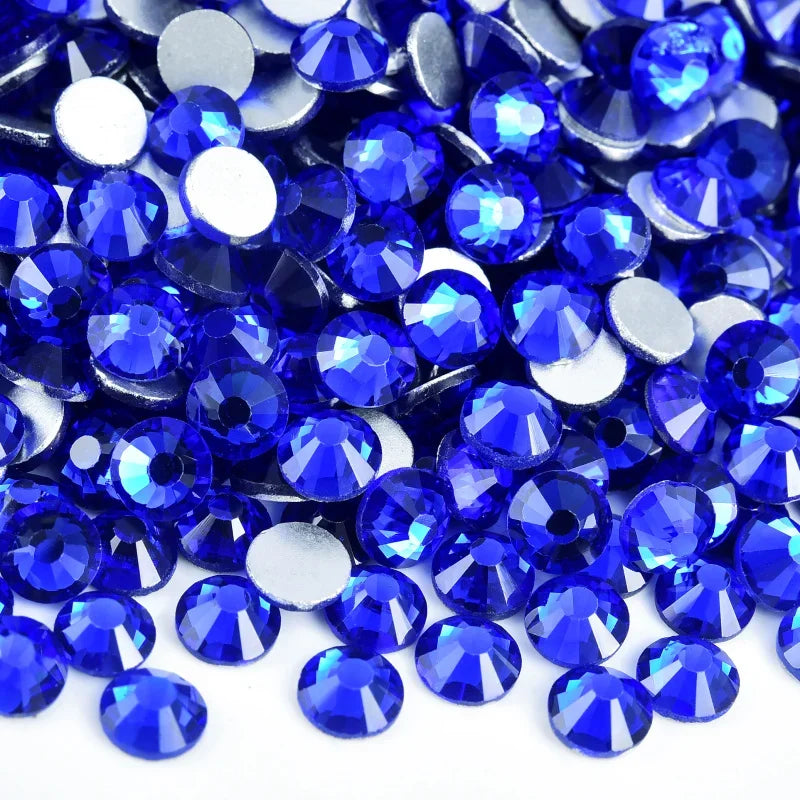 OLeeya Bulk Non-Hotfix Rhinestones for DIY Nail Art & Garments