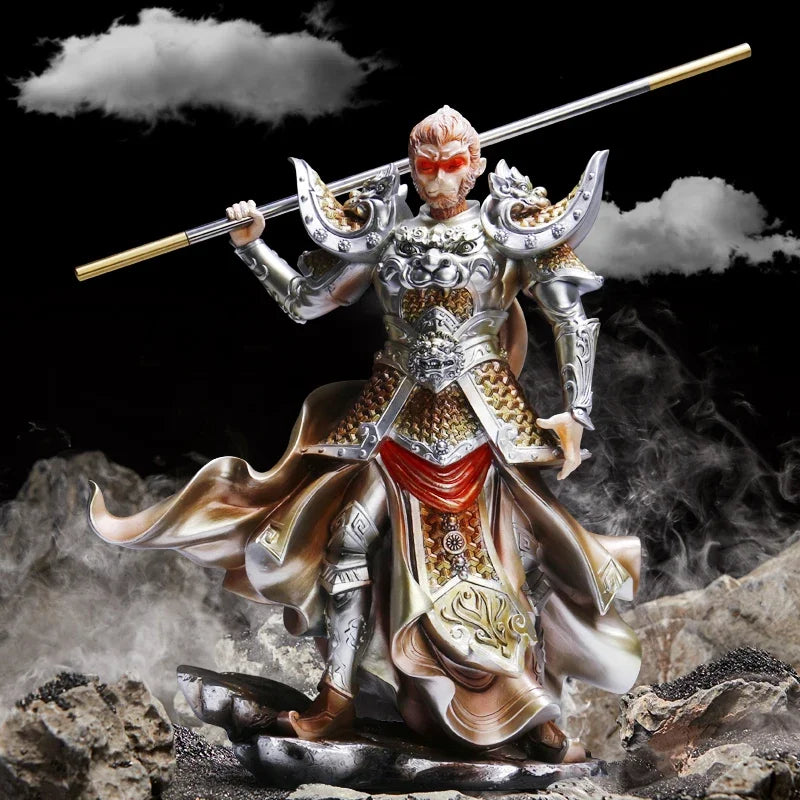 Majestic Monkey King Sun Wukong Desktop Decoration for Unique Homes