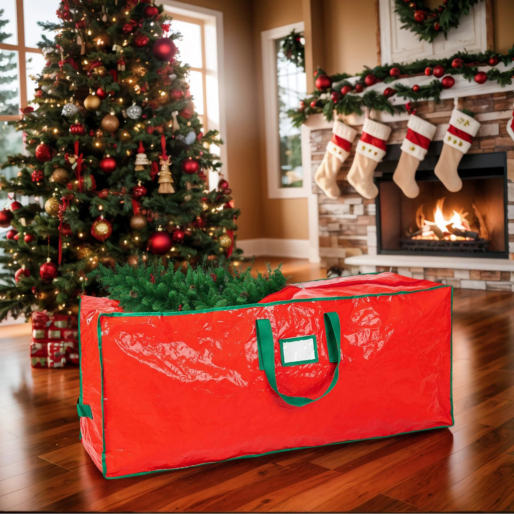 Waterproof Christmas Tree Storage Bag - Foldable & Durable Organizer