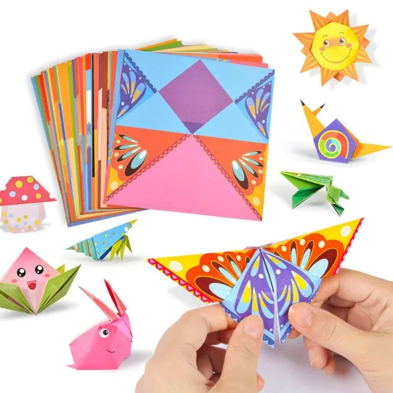 3D Cartoon Animal Craft Kit - Educational DIY Origami Toy for Kids