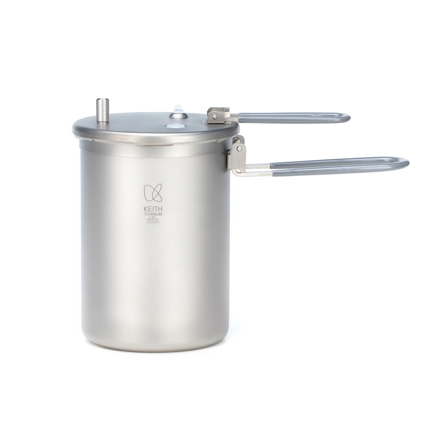 1.8L Titanium Outdoor Pressure Cooker - Lightweight & Eco-Friendly