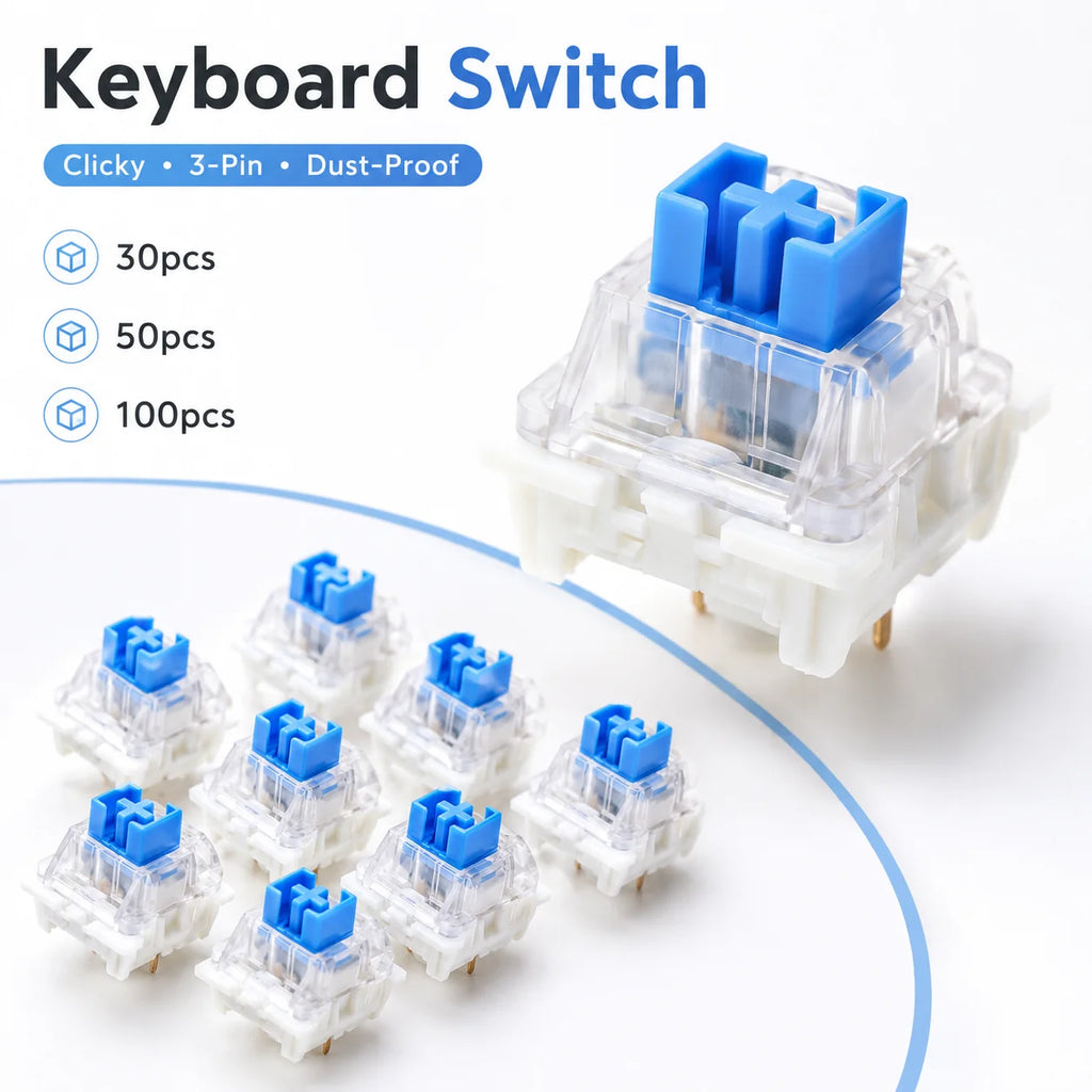 Mechanical Keyboard Tactile Switch Replacement Set - 30/50/100 PCS