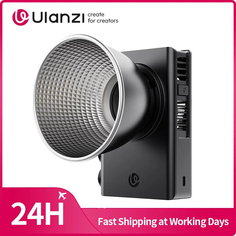 Ulanzi C01 100W Bi-Color COB Light with Cooling Fan for Vlogging