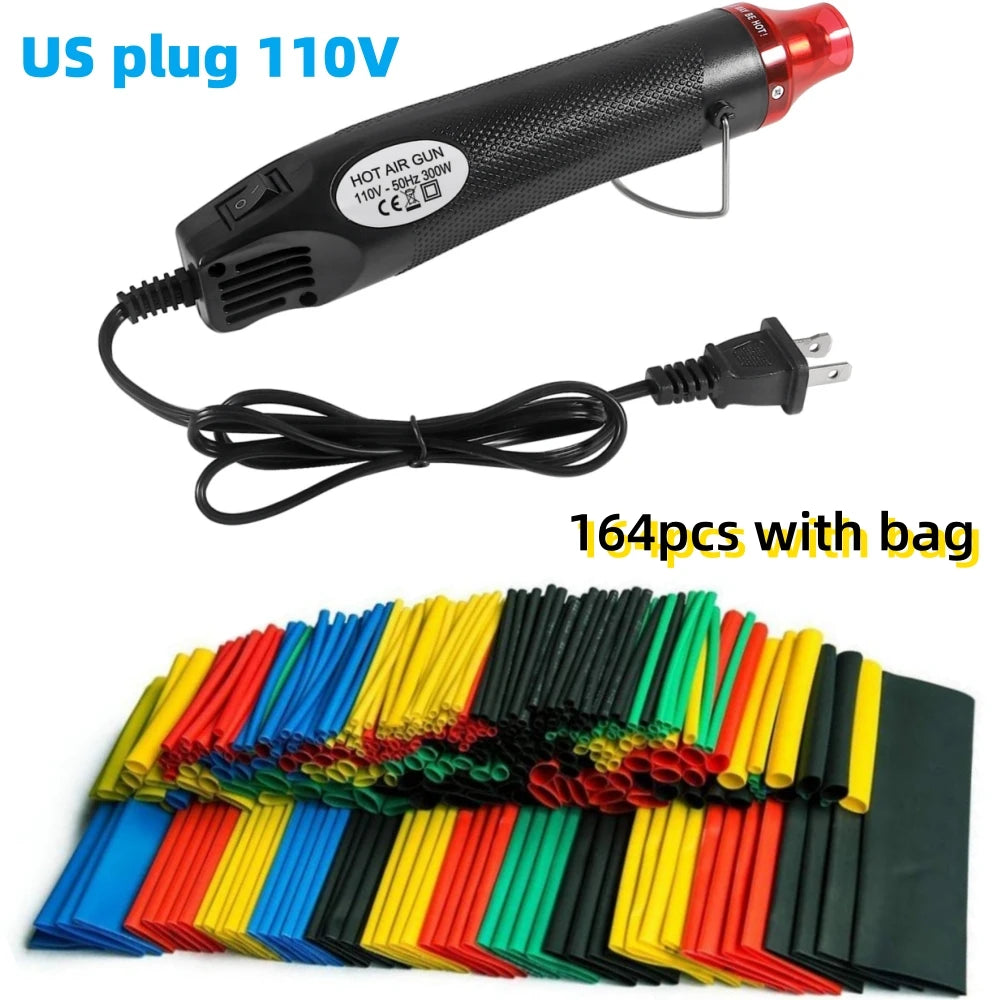 AOKIN 127/164/328/560Pcs Heat Shrink Tubing Kit with Hot Air Gun