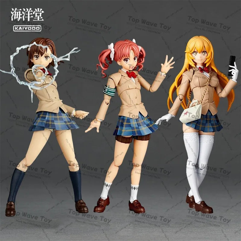 Kaiyodo Misaka Mikoto & Kuroko Shokuhou Model Toy - Amazing Yamaguchi