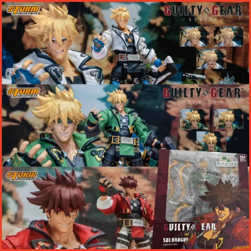 6" Sol Badguy Action Figure - 1/12 Scale Collectible Model Toy