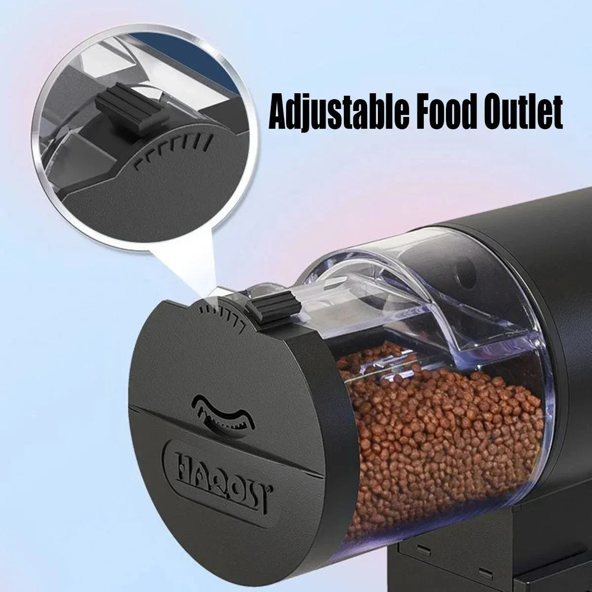 Programmable Automatic Fish Feeder for Aquariums - 100ML Capacity