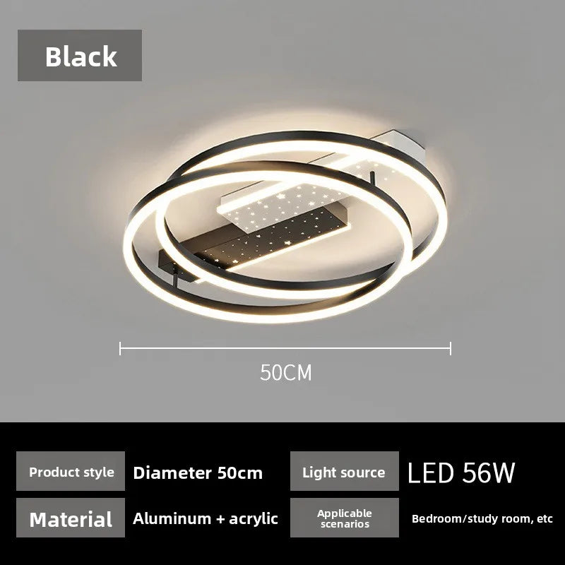 Elegant LED Ceiling Light - Modern Art Deco Design for Any Room