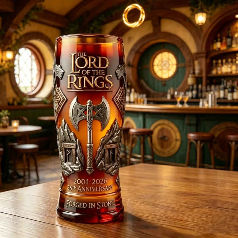 LOTR Dwarven Axe Mug - Unique Glass Beer Cup for Fans