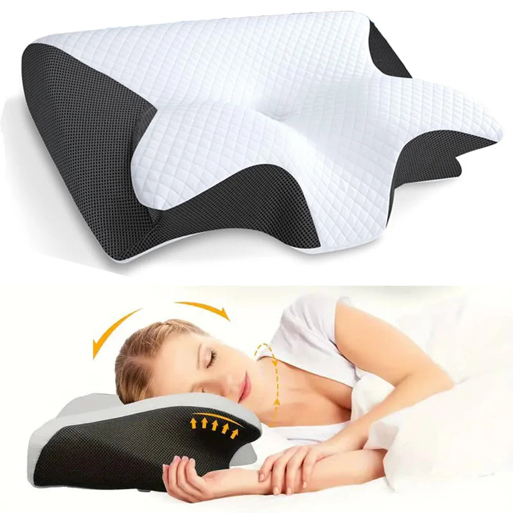 Ergonomic Memory Foam Neck Pillow for Superior Comfort and Support