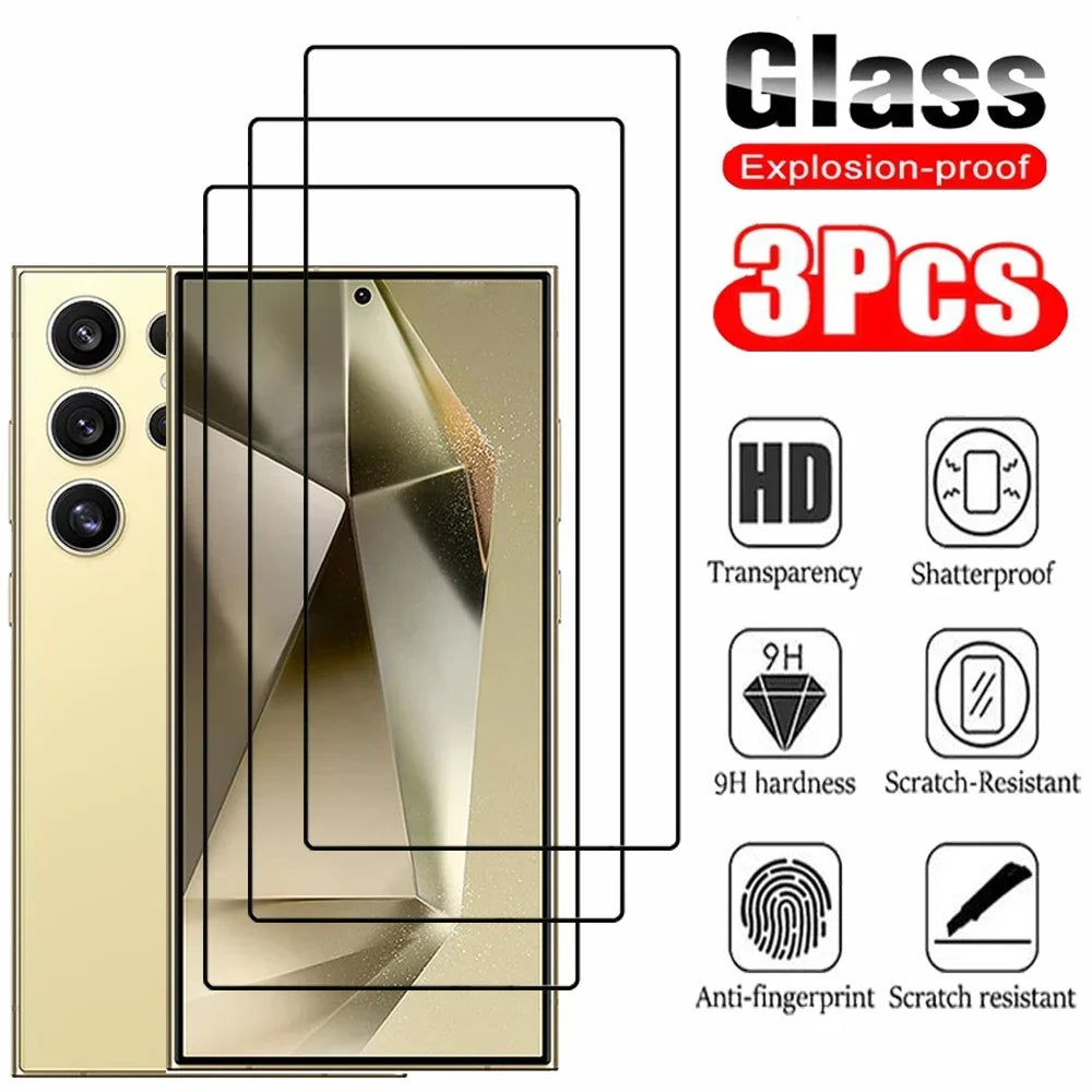 Premium Tempered Glass Screen Protector for Samsung Galaxy S25 & S24 Ultra
