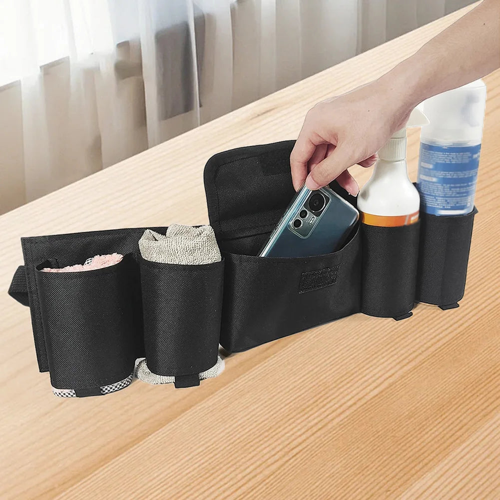 Waterproof Oxford Cleaning Tool Waist Bag Belt - Convenient Storage
